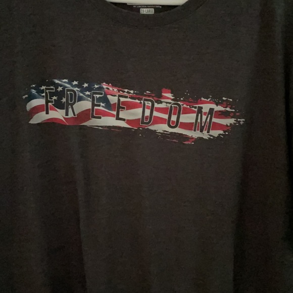 Strong Lincoln Outfitters Men’s Freedom Short Sleeve T-Shirt Size 2XL - Picture 2 of 5